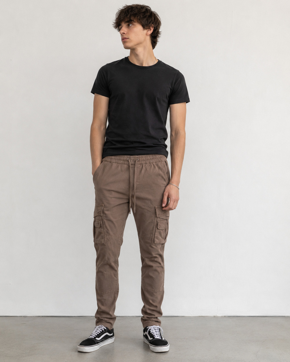 PacSun Mens Cargo Jogger Pants Small Slim Fit Pocket Utility Punk Rock Casual